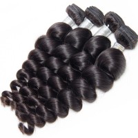 8a Grade Virgin Unprocessed Brazilian human hair Loose Wave hair extensions for sale