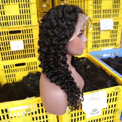 Highlight dreadlock wig and hair,cash on delivery human hair blend wigs,deep wave 613 lace front wig